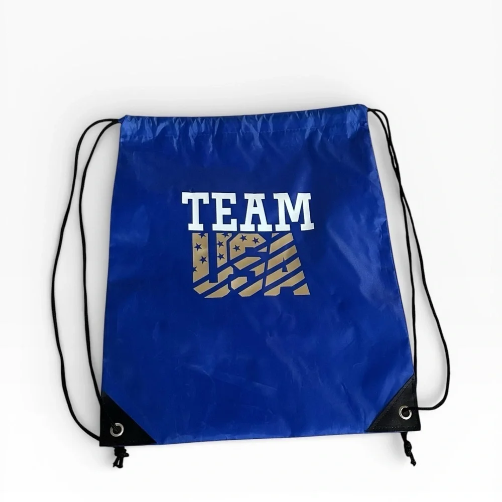 NEW Blue Team USA Drawstring Bag Cinch